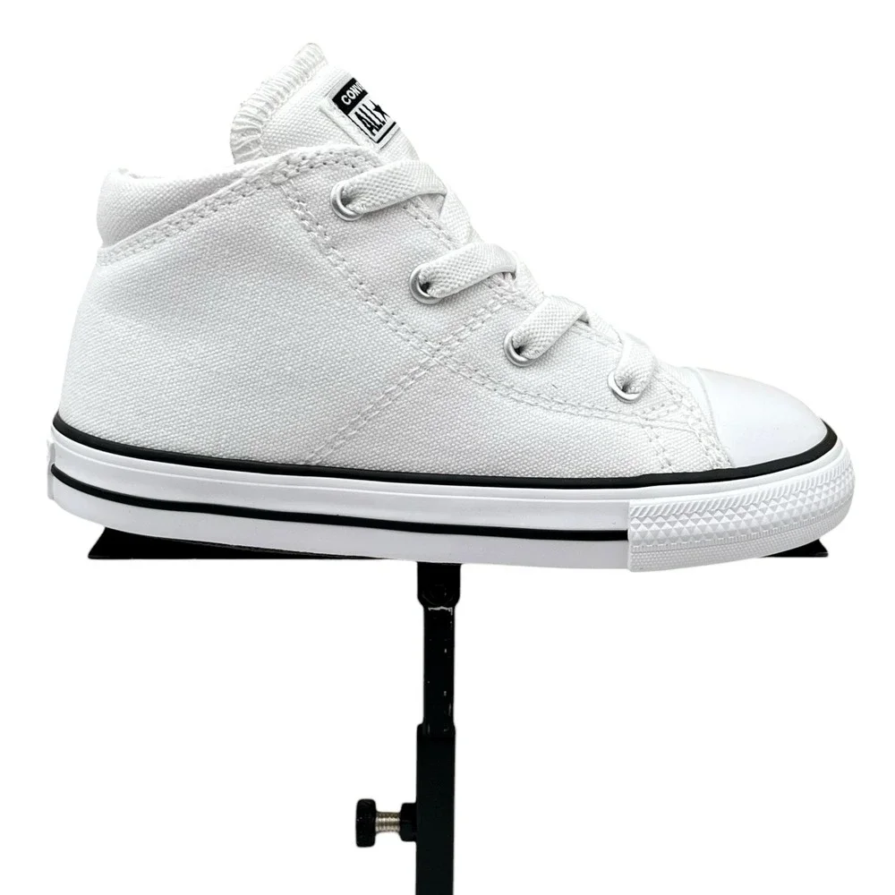 Converse Chuck‎ Taylor Madison Toddler Boys Girls Casual Slip-on Shoes 10 White